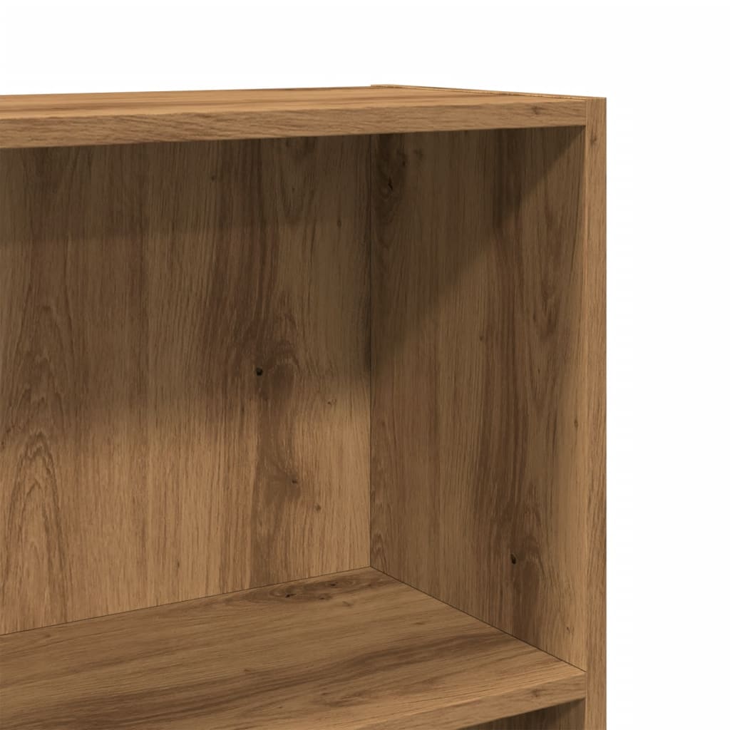 vidaXL Βιβλιοθήκη Αρτισιανή Δρυς 60x24x109 εκ. από Επεξεργασμένο Ξύλο