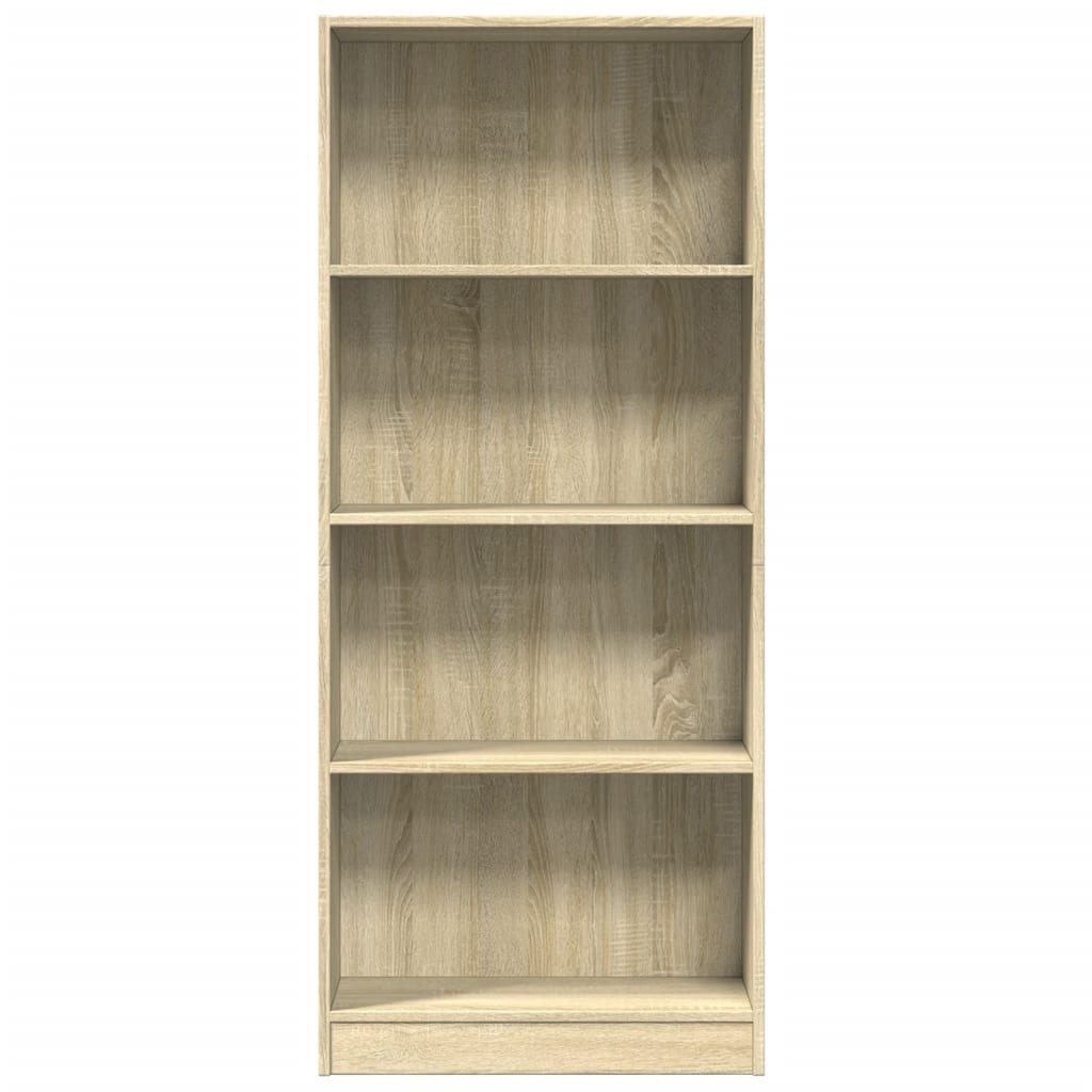 vidaXL Βιβλιοθήκη Sonoma Δρυς 60x24x143 εκ. από Επεξεργασμένο Ξύλο