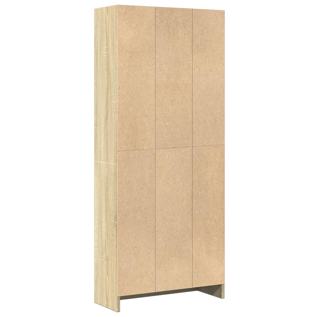 vidaXL Βιβλιοθήκη Sonoma Δρυς 60x24x143 εκ. από Επεξεργασμένο Ξύλο