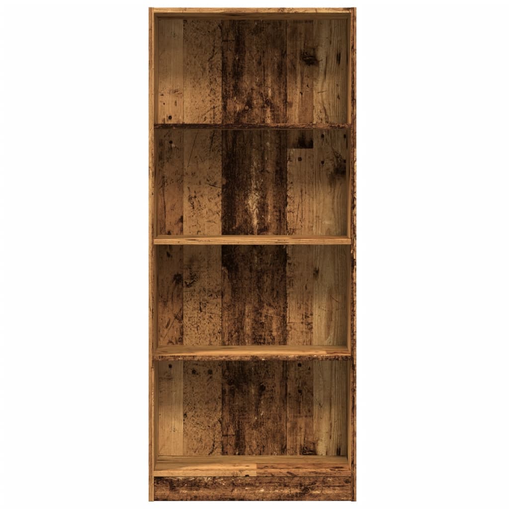 vidaXL Βιβλιοθήκη Όψη Παλαιού Ξύλου 60x24x143 εκ. Επεξεργασμένο Ξύλο