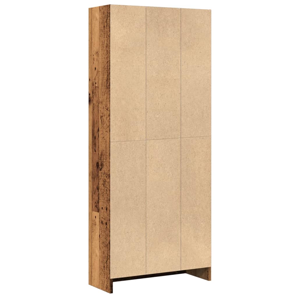vidaXL Βιβλιοθήκη Όψη Παλαιού Ξύλου 60x24x143 εκ. Επεξεργασμένο Ξύλο