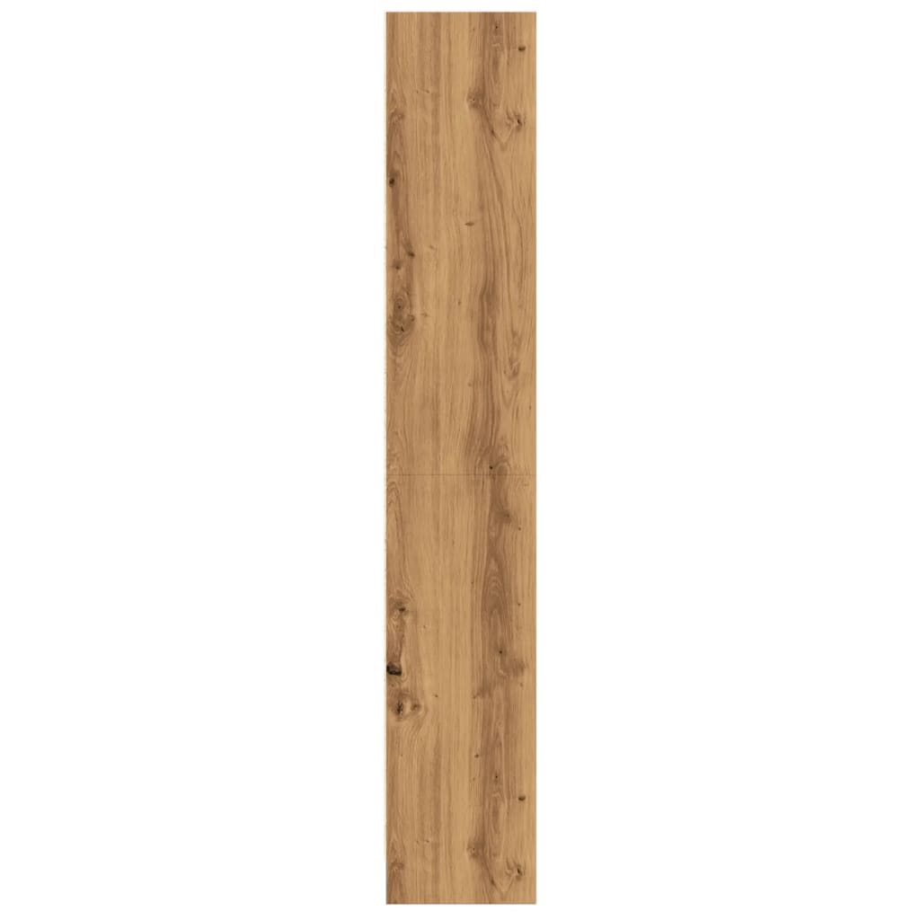 vidaXL Βιβλιοθήκη Αρτισιανή Δρυς 60x24x143 εκ. από Επεξεργασμένο Ξύλο