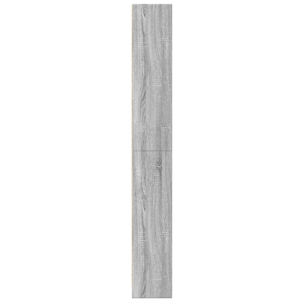 vidaXL Βιβλιοθήκη Γκρι Sonoma 60x24x176 εκ. από Επεξεργασμένο Ξύλο