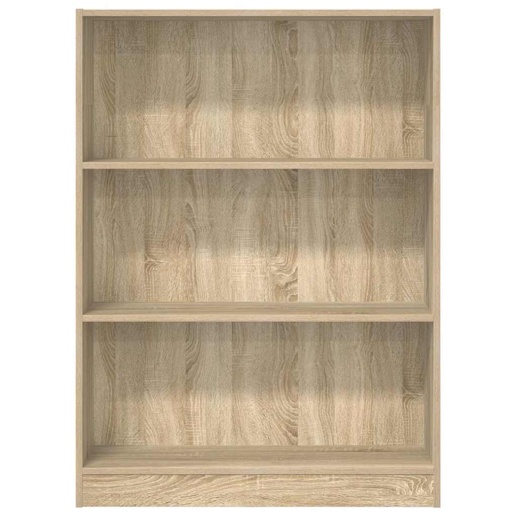 vidaXL Βιβλιοθήκη Sonoma Δρυς 80x24x109 εκ. από Επεξεργασμένο Ξύλο