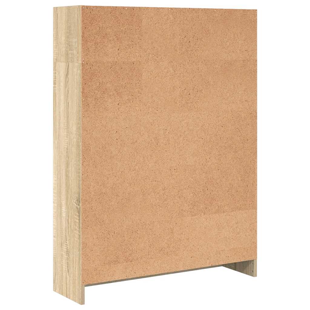 vidaXL Βιβλιοθήκη Sonoma Δρυς 80x24x109 εκ. από Επεξεργασμένο Ξύλο