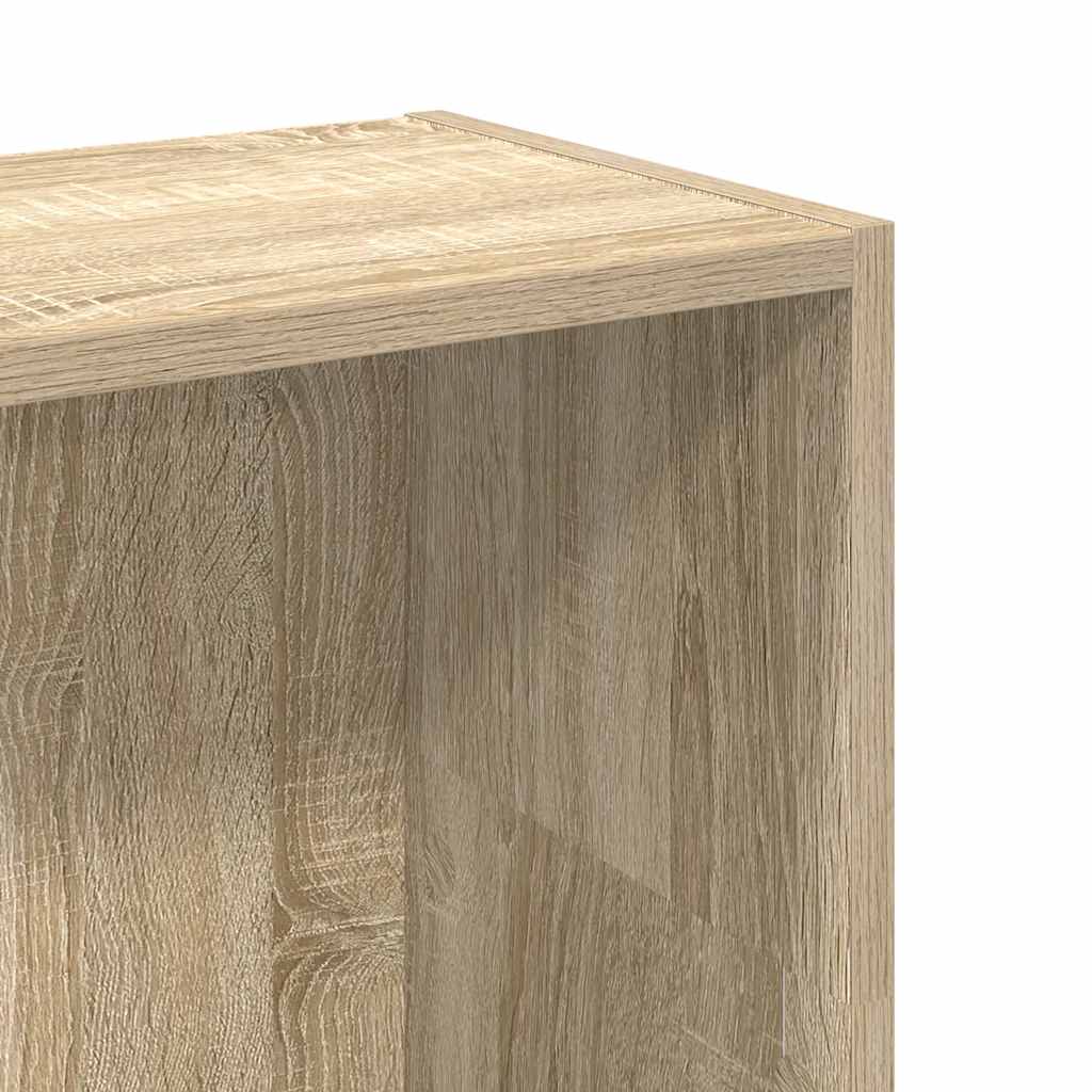 vidaXL Βιβλιοθήκη Sonoma Δρυς 80x24x109 εκ. από Επεξεργασμένο Ξύλο