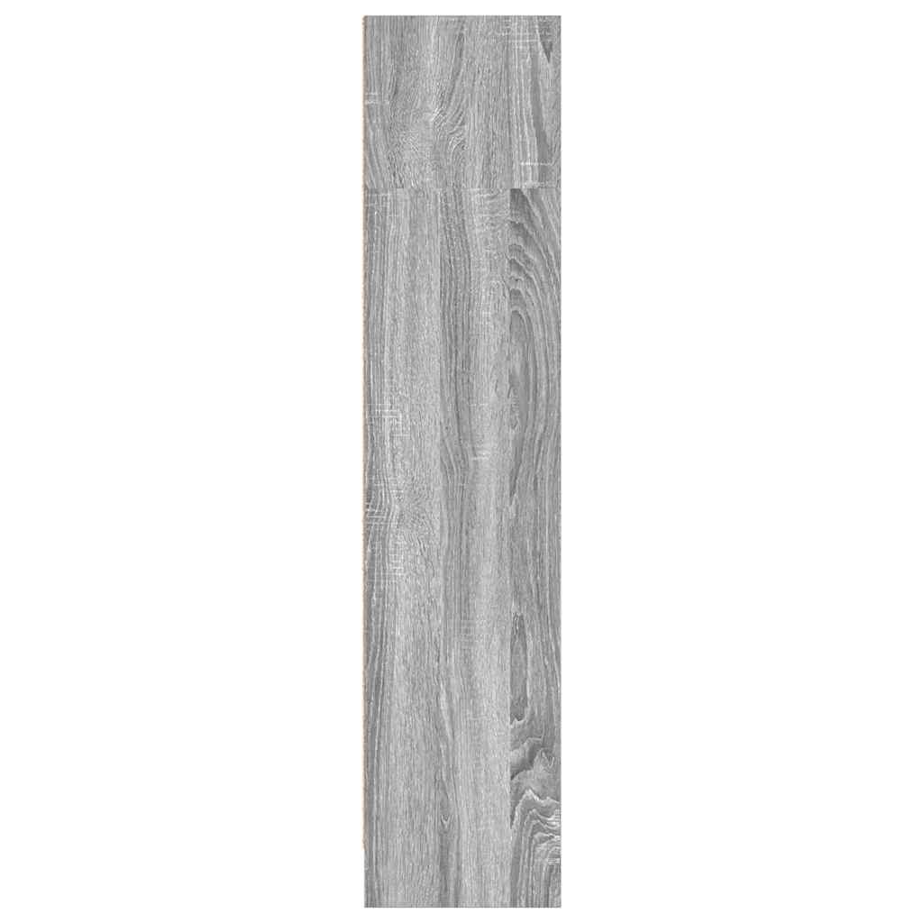 vidaXL Βιβλιοθήκη Γκρι Sonoma 80x24x109 εκ. από Επεξεργ. Ξύλο