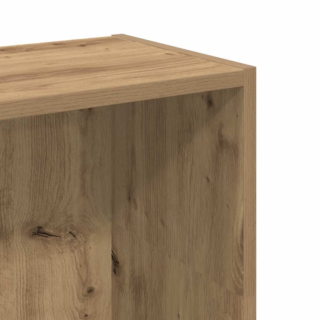 vidaXL Βιβλιοθήκη Αρτισιανή Δρυς 80x24x109 εκ. από Επεξεργασμένο Ξύλο