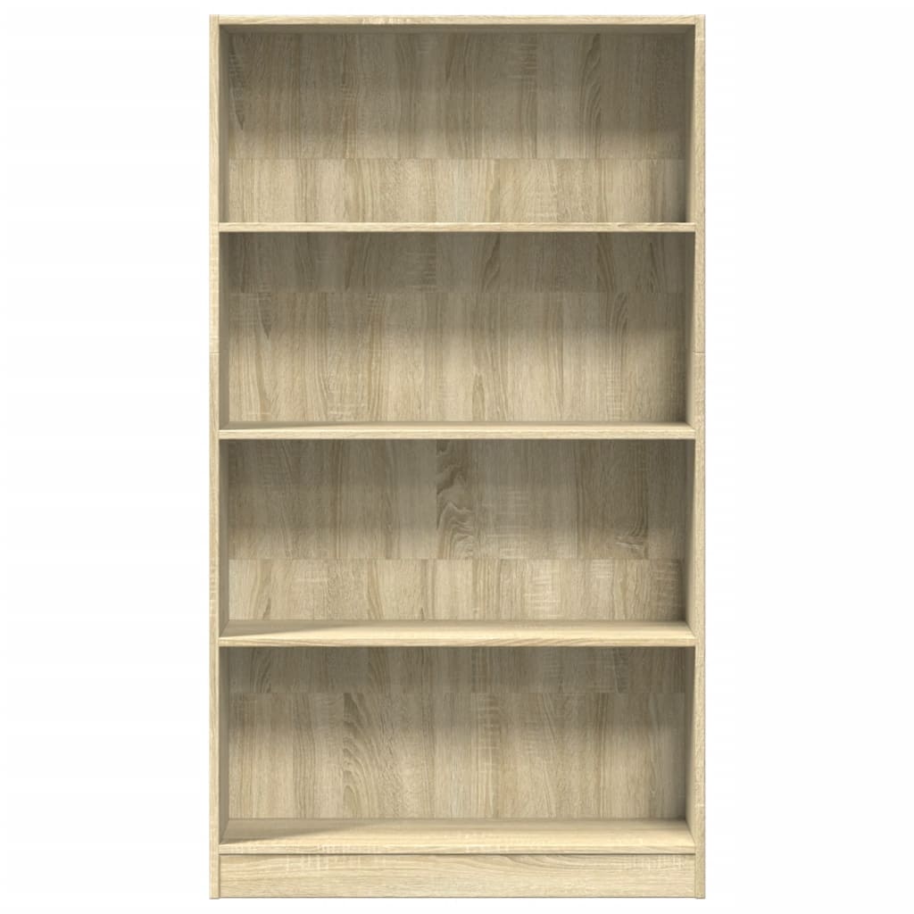 vidaXL Βιβλιοθήκη Sonoma Δρυς 80x24x143 εκ. από Επεξεργασμένο Ξύλο