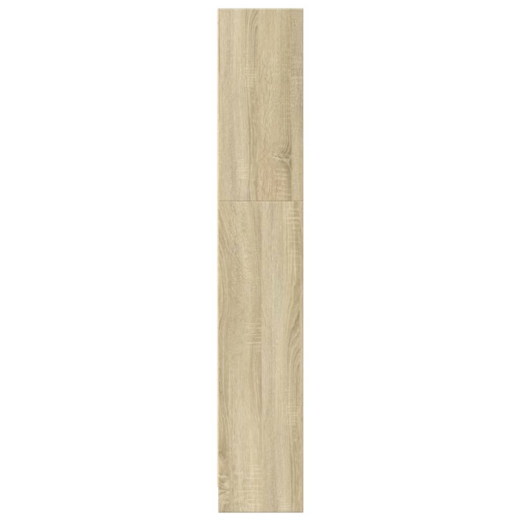vidaXL Βιβλιοθήκη Sonoma Δρυς 80x24x143 εκ. από Επεξεργασμένο Ξύλο