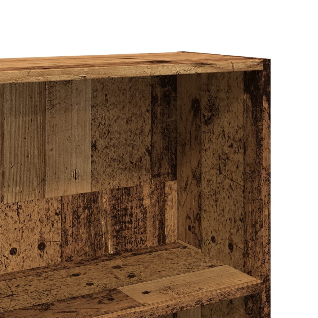 vidaXL Βιβλιοθήκη Όψη Παλαιού Ξύλου 80x24x143 εκ. Επεξεργασμένο Ξύλο