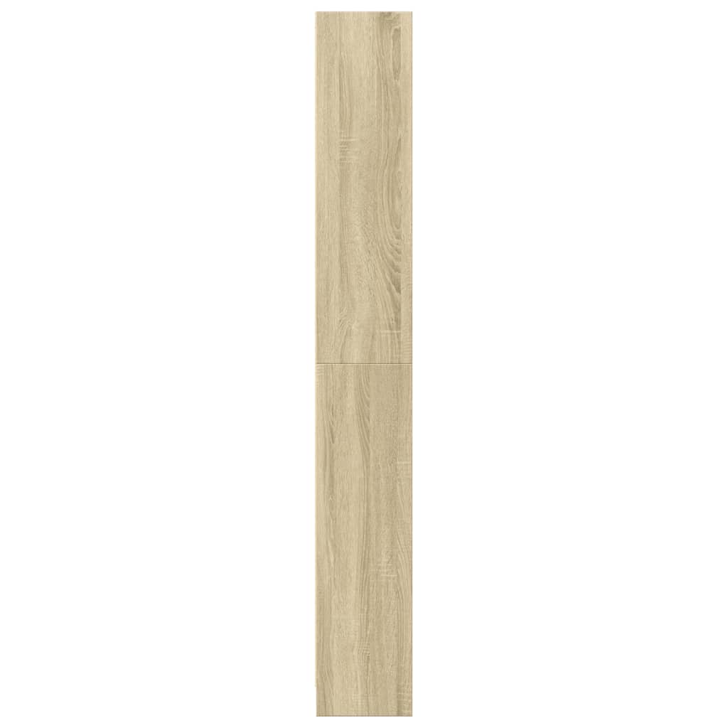 vidaXL Βιβλιοθήκη Sonoma Δρυς 80 x 24 x 176 εκ. από Τεχνητό Ξύλο