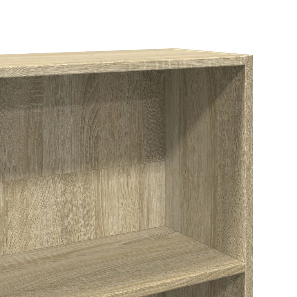 vidaXL Βιβλιοθήκη Sonoma Δρυς 80 x 24 x 176 εκ. από Τεχνητό Ξύλο