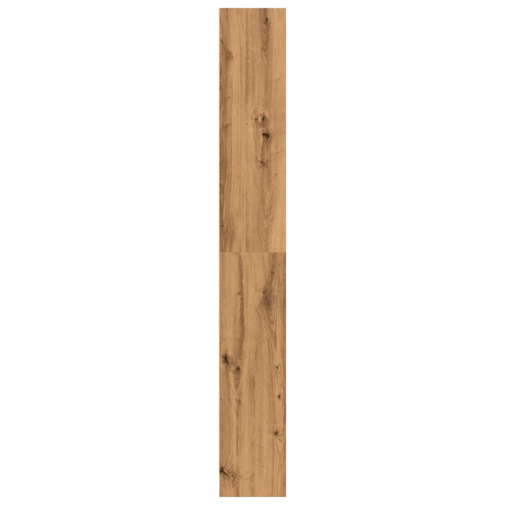 vidaXL Βιβλιοθήκη Αρτισιανή Δρυς 80x24x176 εκ. από Επεξεργασμένο Ξύλο