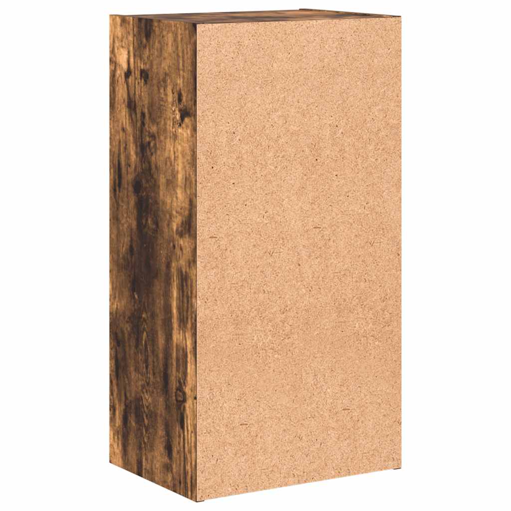 vidaXL Βιβλιοθήκη Καπνιστή Δρυς 40x30x77 εκ. από Επεξεργασμένο Ξύλο