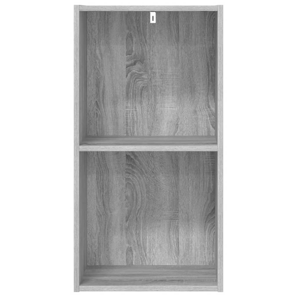 vidaXL Βιβλιοθήκη Γκρι Sonoma 40x30x77 εκ. από Επεξεργασμένο Ξύλο