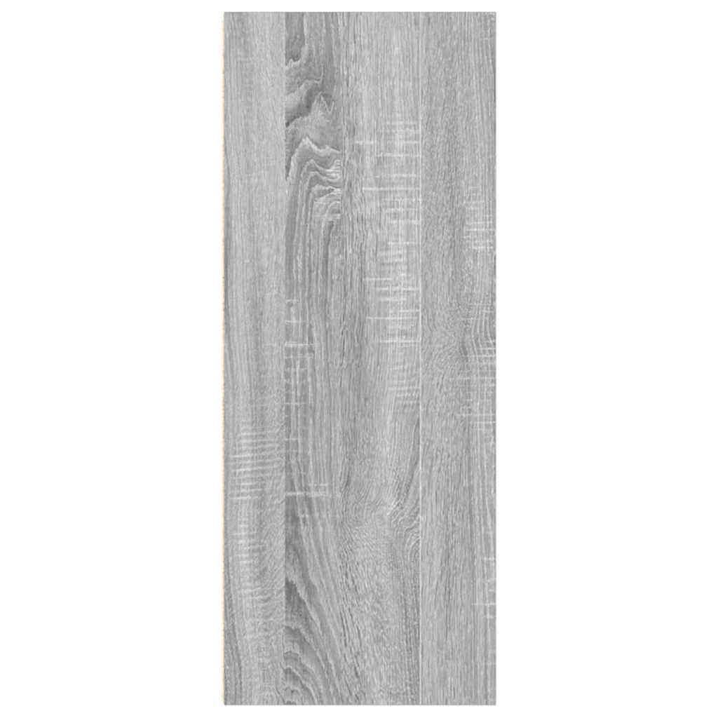 vidaXL Βιβλιοθήκη Γκρι Sonoma 40x30x77 εκ. από Επεξεργασμένο Ξύλο