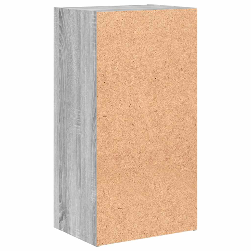 vidaXL Βιβλιοθήκη Γκρι Sonoma 40x30x77 εκ. από Επεξεργασμένο Ξύλο
