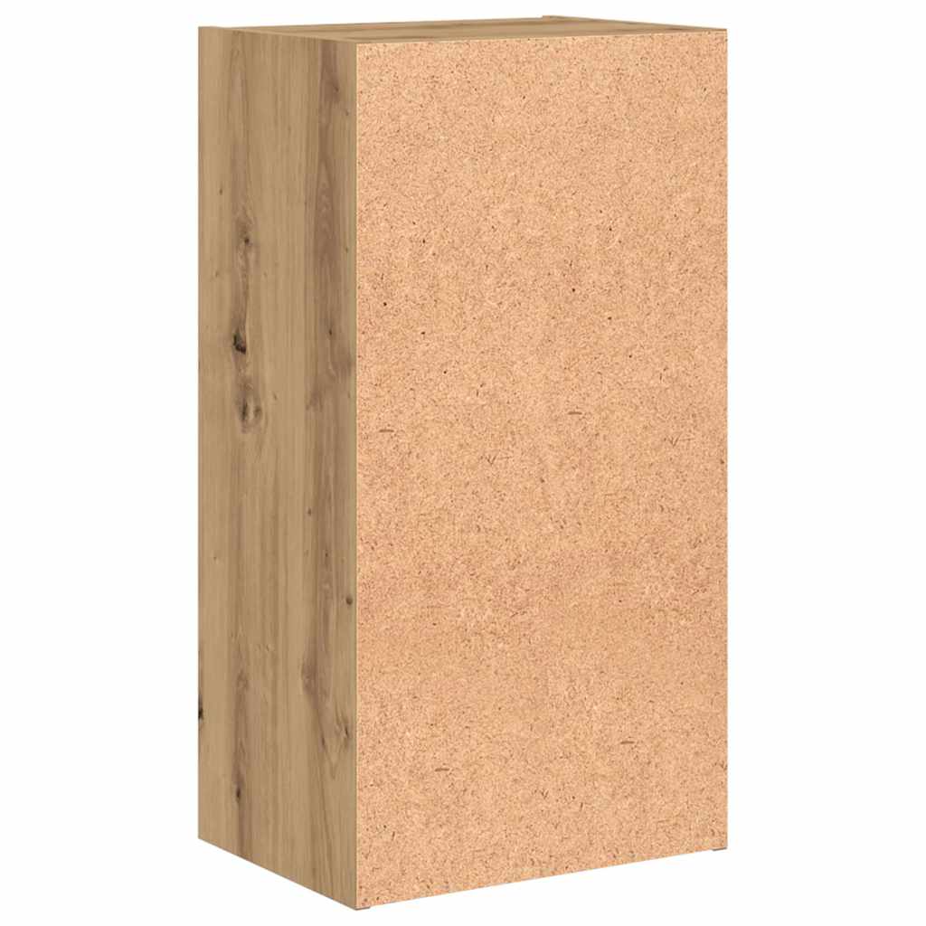 vidaXL Βιβλιοθήκη Αρτισιανή Δρυς 40x30x77 εκ. από Επεξεργασμένο Ξύλο
