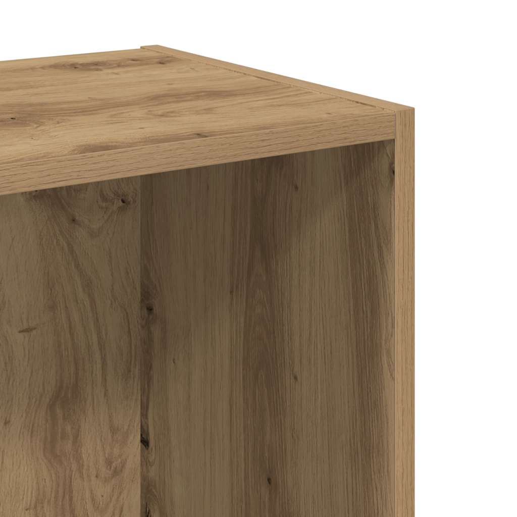 vidaXL Βιβλιοθήκη Αρτισιανή Δρυς 40x30x77 εκ. από Επεξεργασμένο Ξύλο