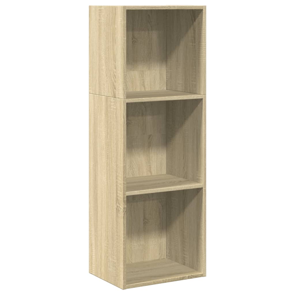 vidaXL Βιβλιοθήκη Sonoma Δρυς 40x30x114 εκ. από Επεξεργασμένο Ξύλο
