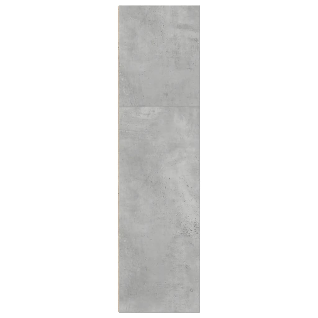 vidaXL Βιβλιοθήκη Γκρι Σκυροδέματος 40x30x114 εκ. Επεξεργ. Ξύλο
