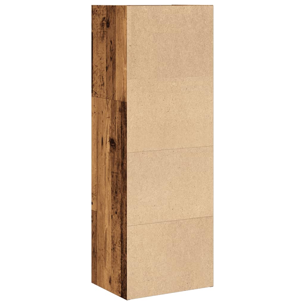 vidaXL Βιβλιοθήκη Όψη Παλαιού Ξύλου 40x30x114 εκ. Επεξεργασμένο Ξύλο