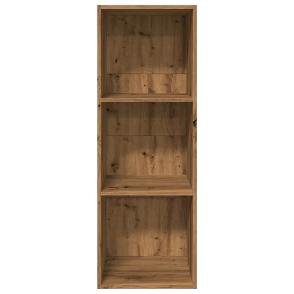 vidaXL Βιβλιοθήκη Αρτισιανή Δρυς 40x30x114 εκ. από Επεξεργασμένο Ξύλο