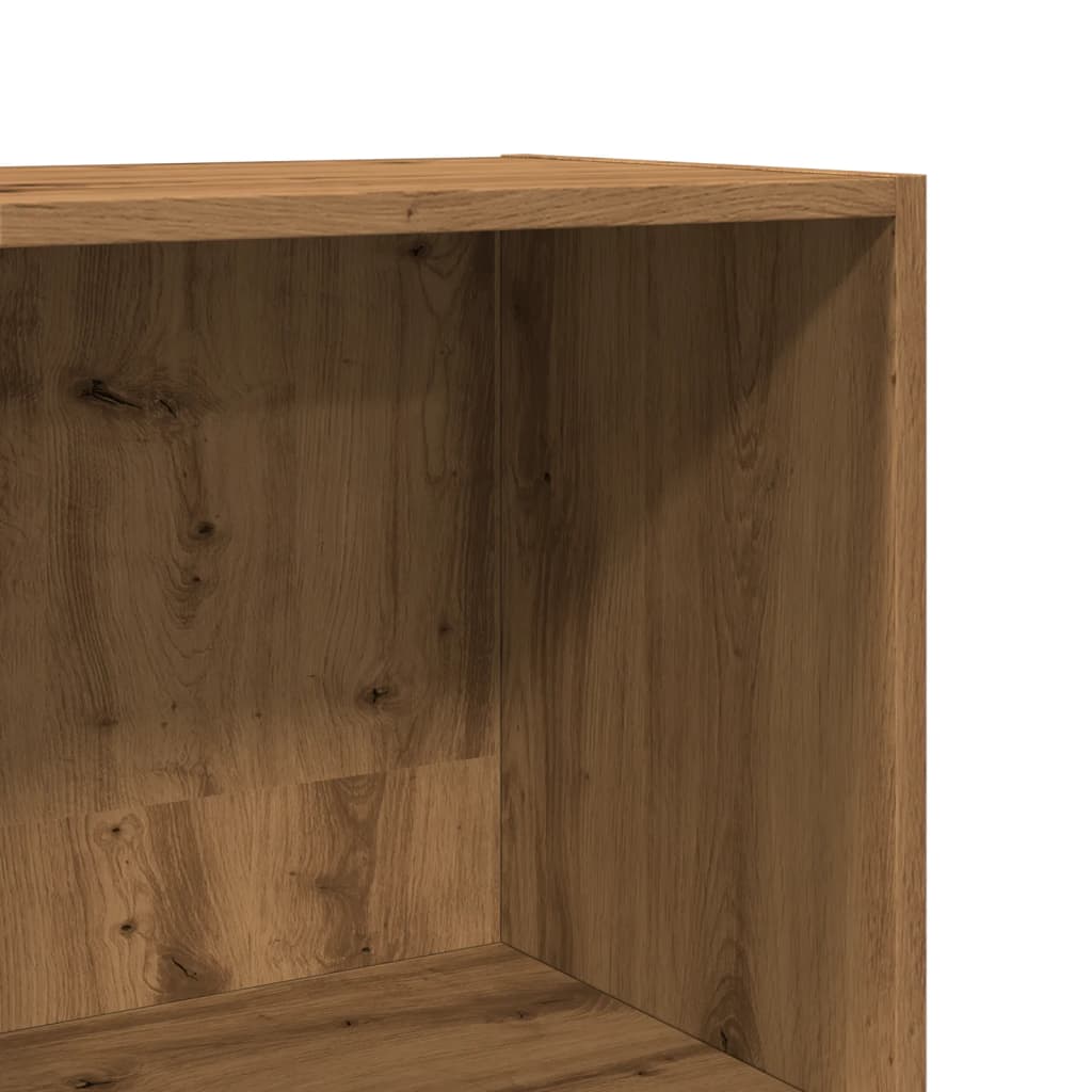 vidaXL Βιβλιοθήκη Αρτισιανή Δρυς 40x30x114 εκ. από Επεξεργασμένο Ξύλο