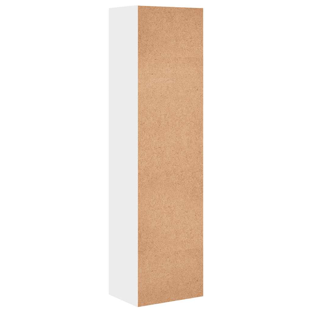 vidaXL Βιβλιοθήκη Λευκή 40x30x152 εκ. από Επεξεργασμένο Ξύλο