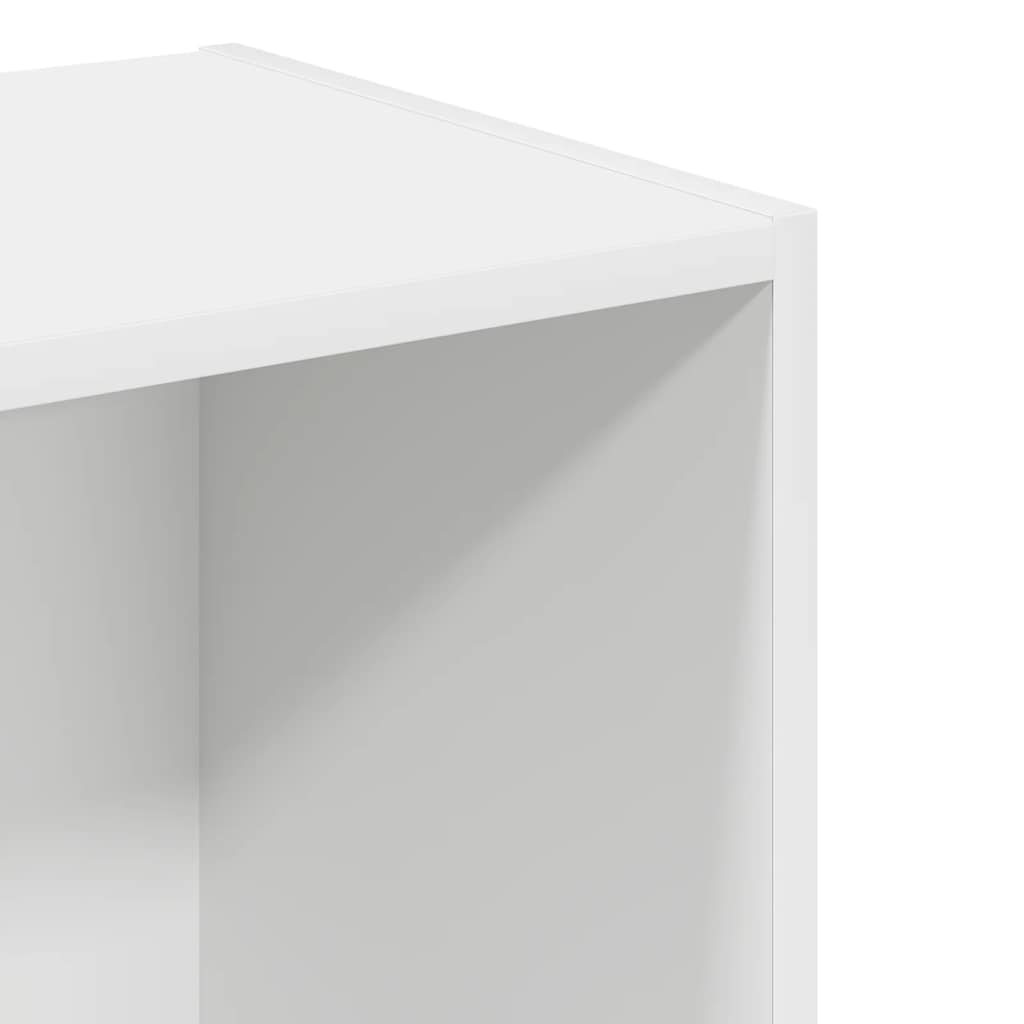 vidaXL Βιβλιοθήκη Λευκή 40x30x152 εκ. από Επεξεργασμένο Ξύλο
