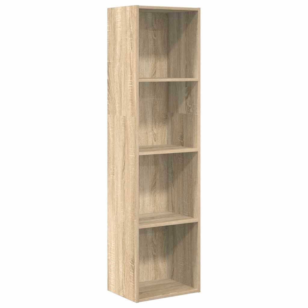 vidaXL Βιβλιοθήκη Sonoma Δρυς 40x30x152 εκ. από Επεξεργασμένο Ξύλο