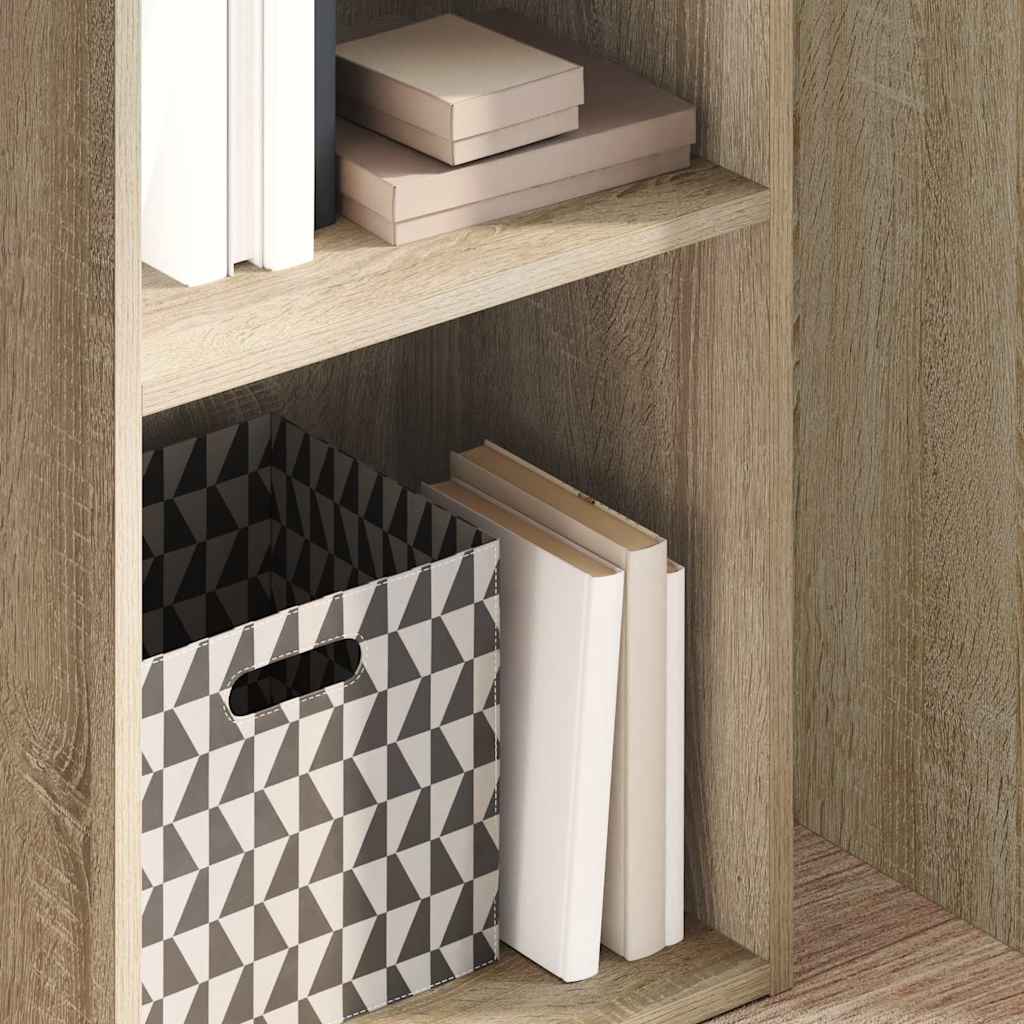 vidaXL Βιβλιοθήκη Sonoma Δρυς 40x30x152 εκ. από Επεξεργασμένο Ξύλο