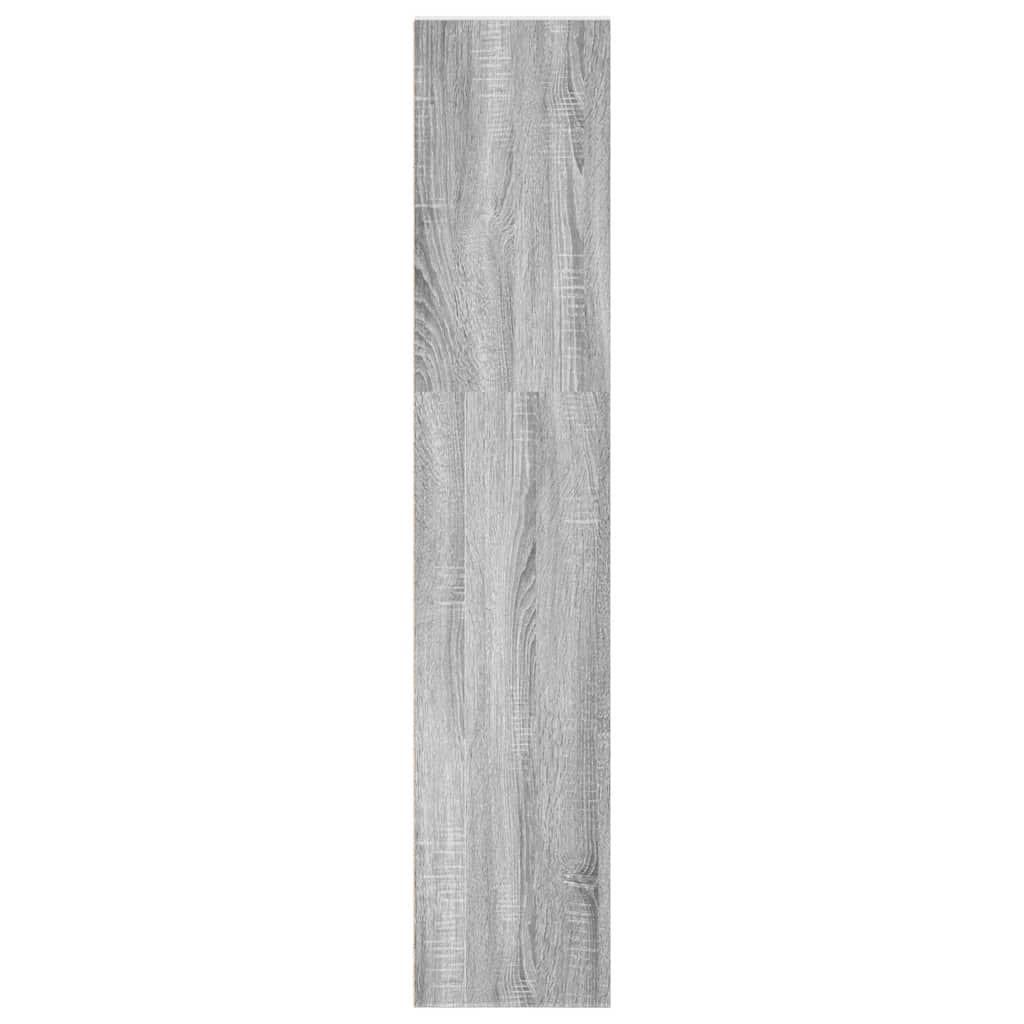 vidaXL Βιβλιοθήκη Γκρι Sonoma 40x30x152 εκ. από Επεξεργ. Ξύλο