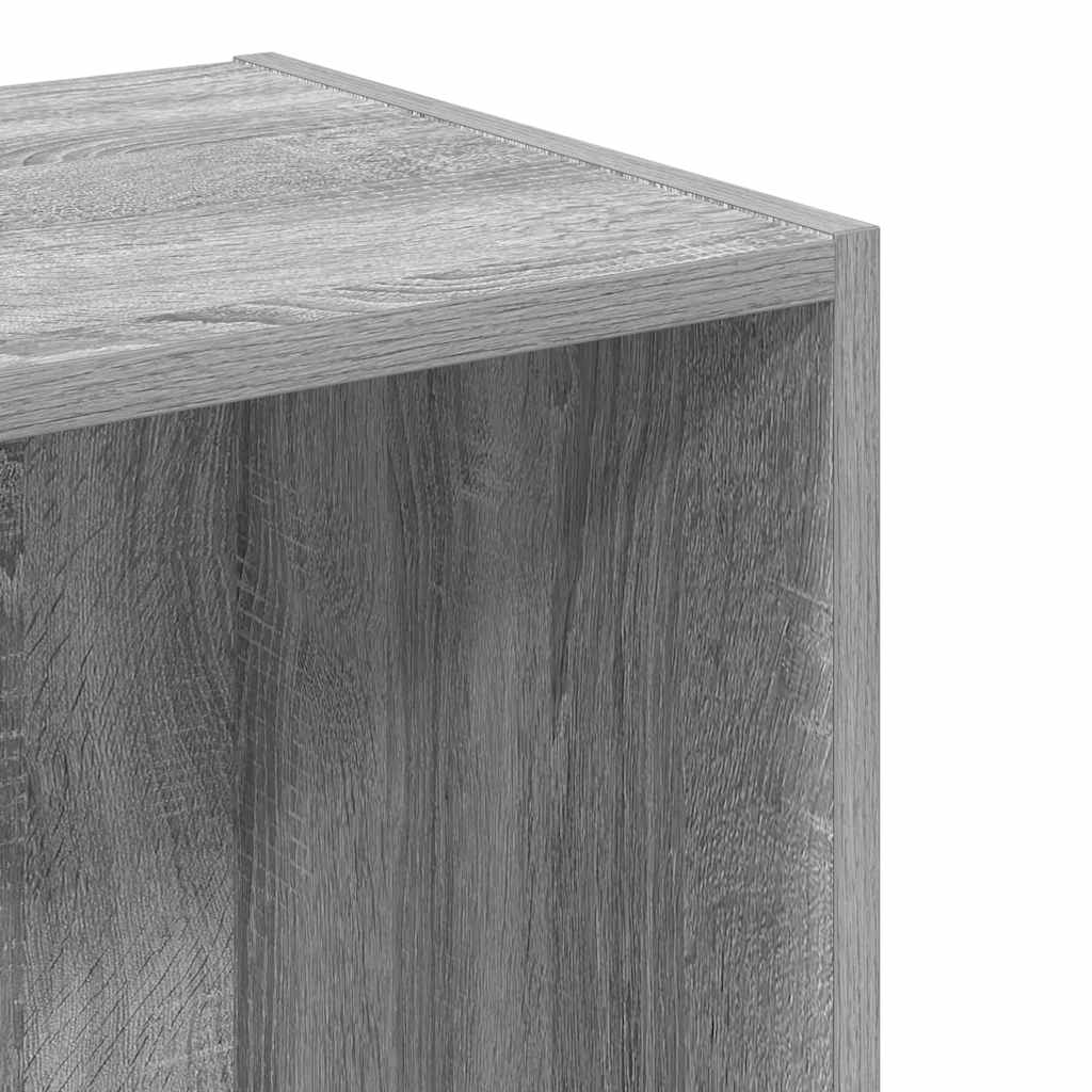 vidaXL Βιβλιοθήκη Γκρι Sonoma 40x30x152 εκ. από Επεξεργ. Ξύλο