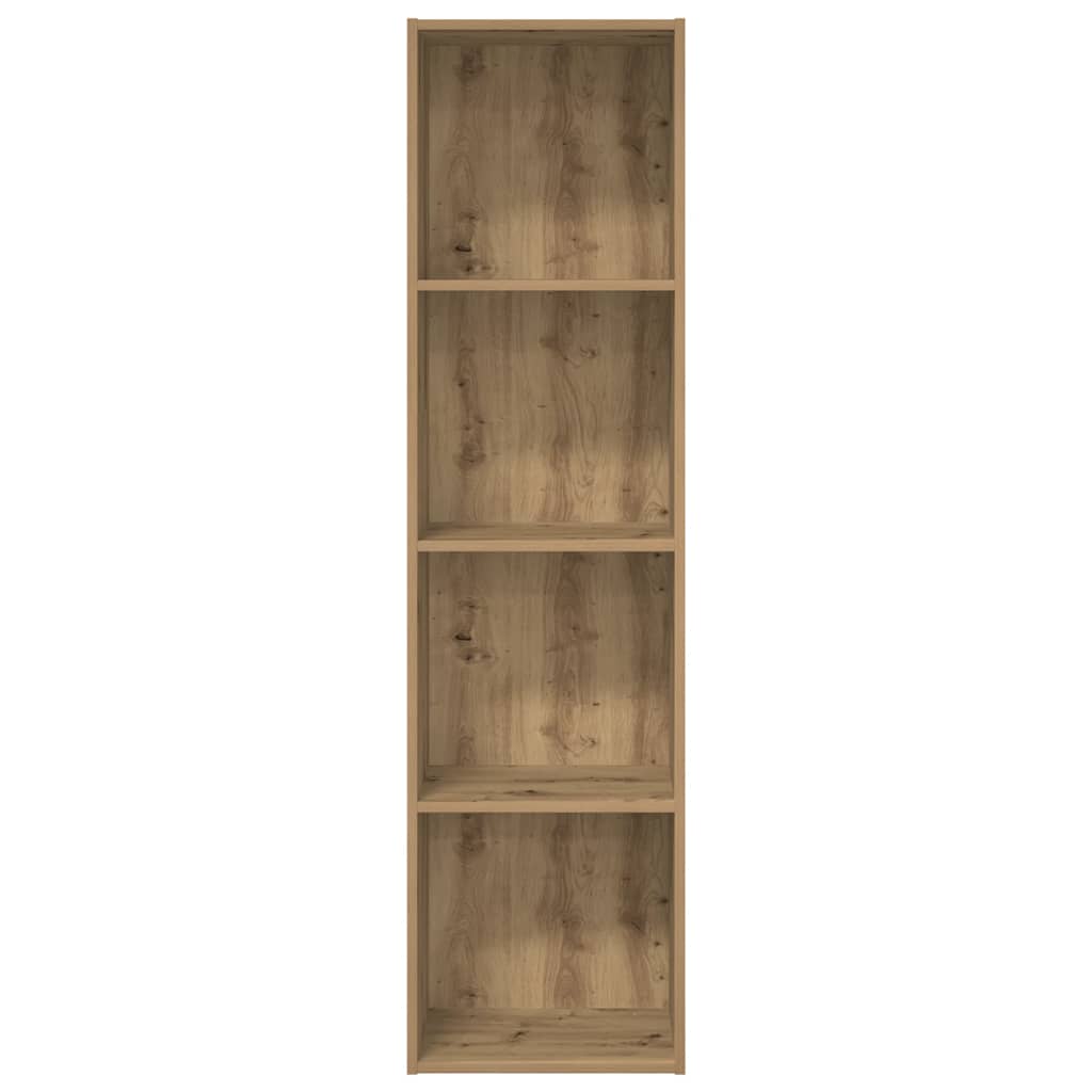 vidaXL Βιβλιοθήκη Αρτισιανή Δρυς 40x30x152 εκ. από Επεξεργασμένο Ξύλο