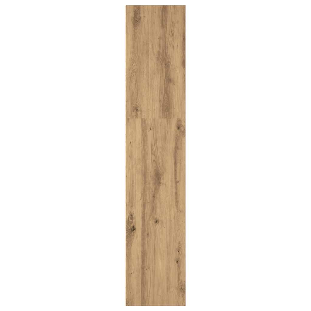 vidaXL Βιβλιοθήκη Αρτισιανή Δρυς 40x30x152 εκ. από Επεξεργασμένο Ξύλο