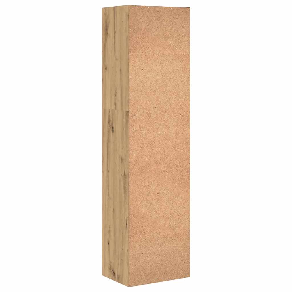 vidaXL Βιβλιοθήκη Αρτισιανή Δρυς 40x30x152 εκ. από Επεξεργασμένο Ξύλο