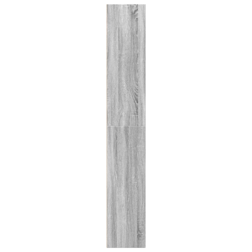 vidaXL Βιβλιοθήκη Γκρι Sonoma 40x30x189 εκ. από Επεξεργ. Ξύλο
