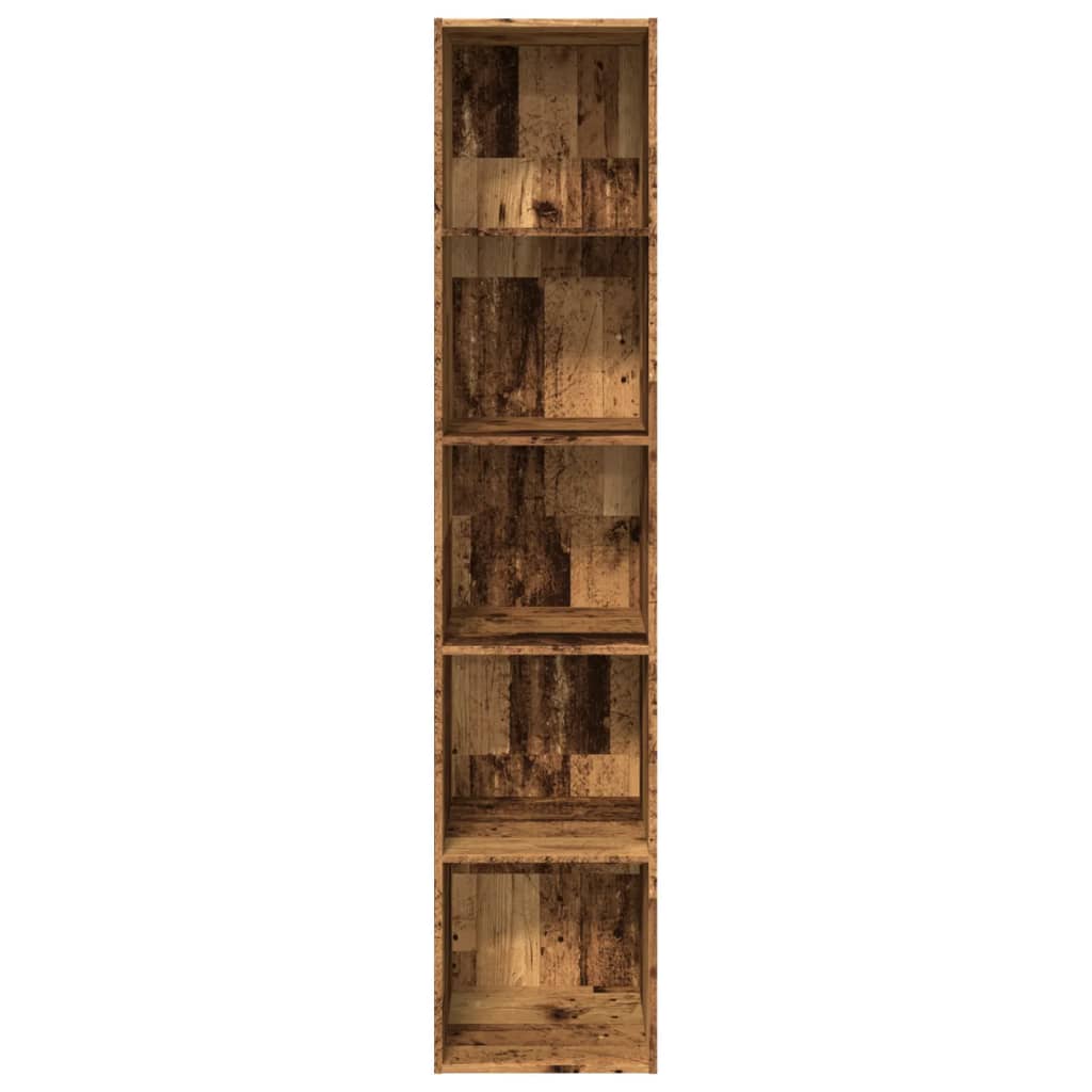vidaXL Βιβλιοθήκη Όψη Παλαιού Ξύλου 40x30x189 εκ. Επεξεργασμένο Ξύλο