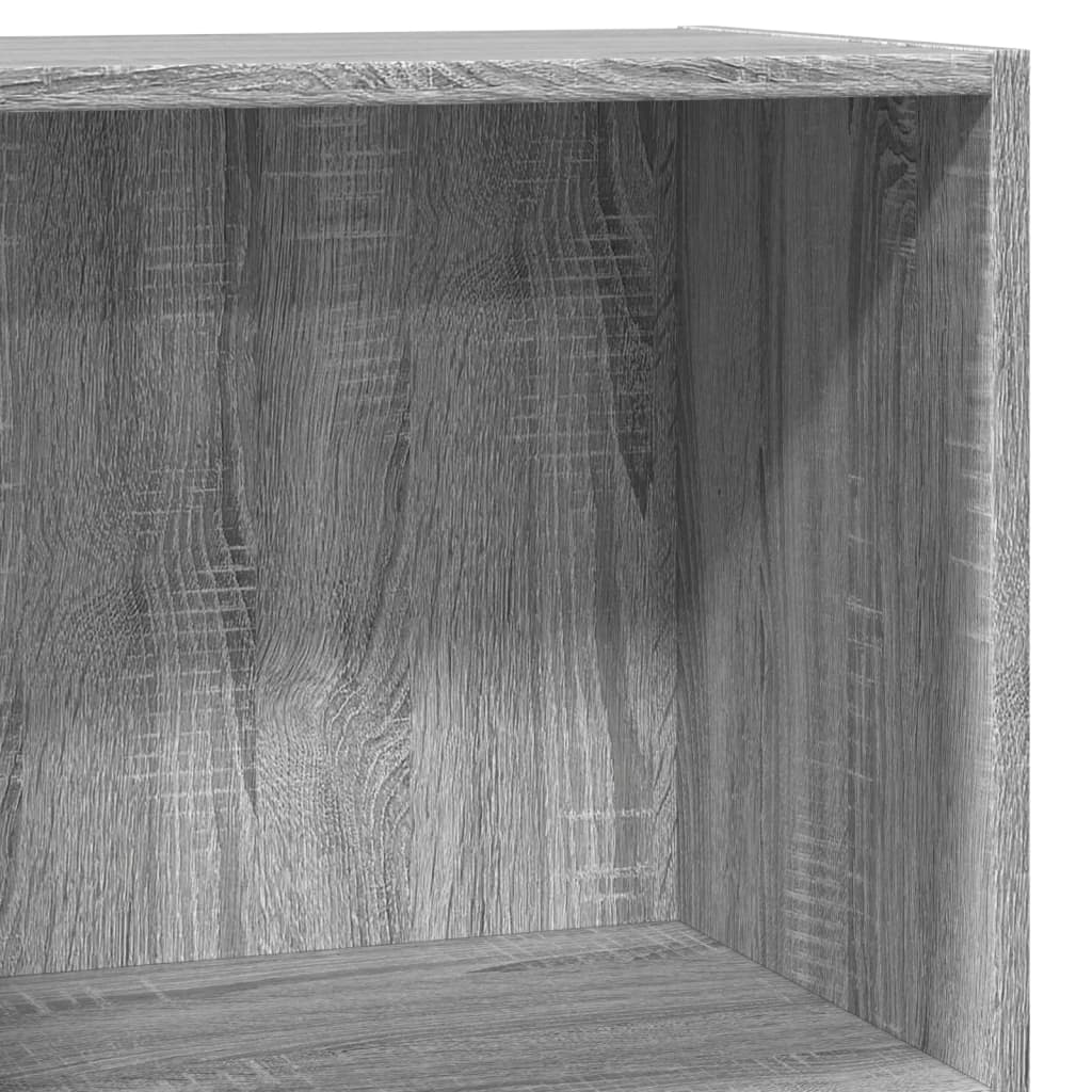vidaXL Βιβλιοθήκη Γκρι Sonoma 60x30x77 εκ. από Επεξεργ. Ξύλο