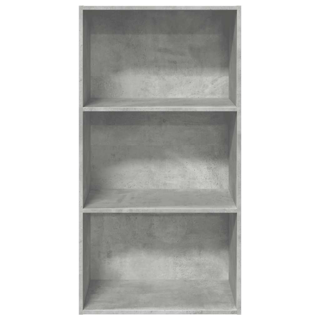 vidaXL Βιβλιοθήκη Γκρι Σκυροδέματος 60x30x114 εκ. Επεξεργ. Ξύλο