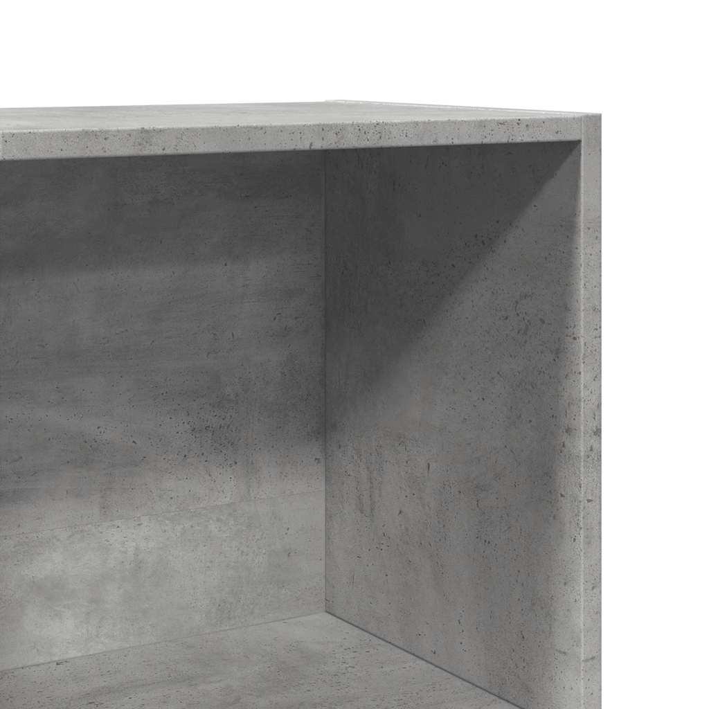 vidaXL Βιβλιοθήκη Γκρι Σκυροδέματος 60x30x114 εκ. Επεξεργ. Ξύλο