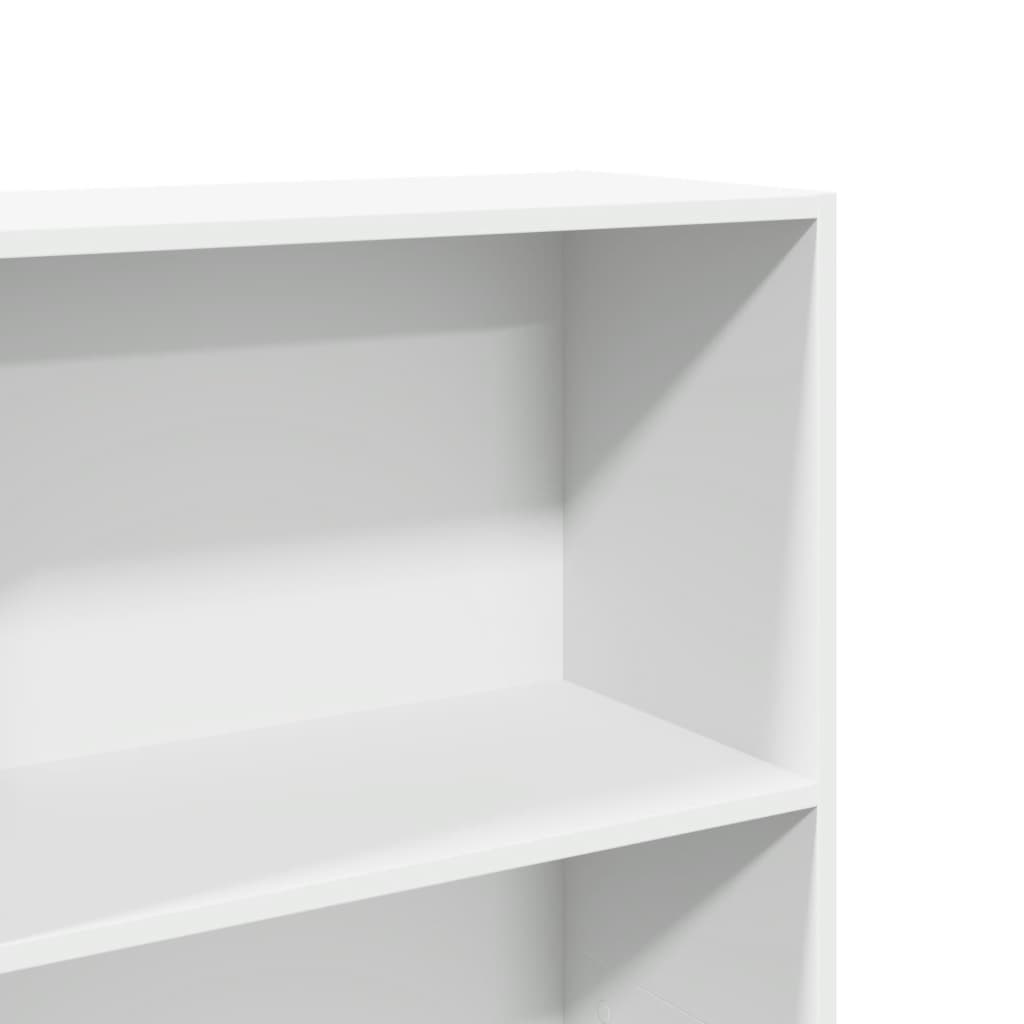 vidaXL Βιβλιοθήκη Λευκή 60x30x152 εκ. από Επεξεργασμένο Ξύλο