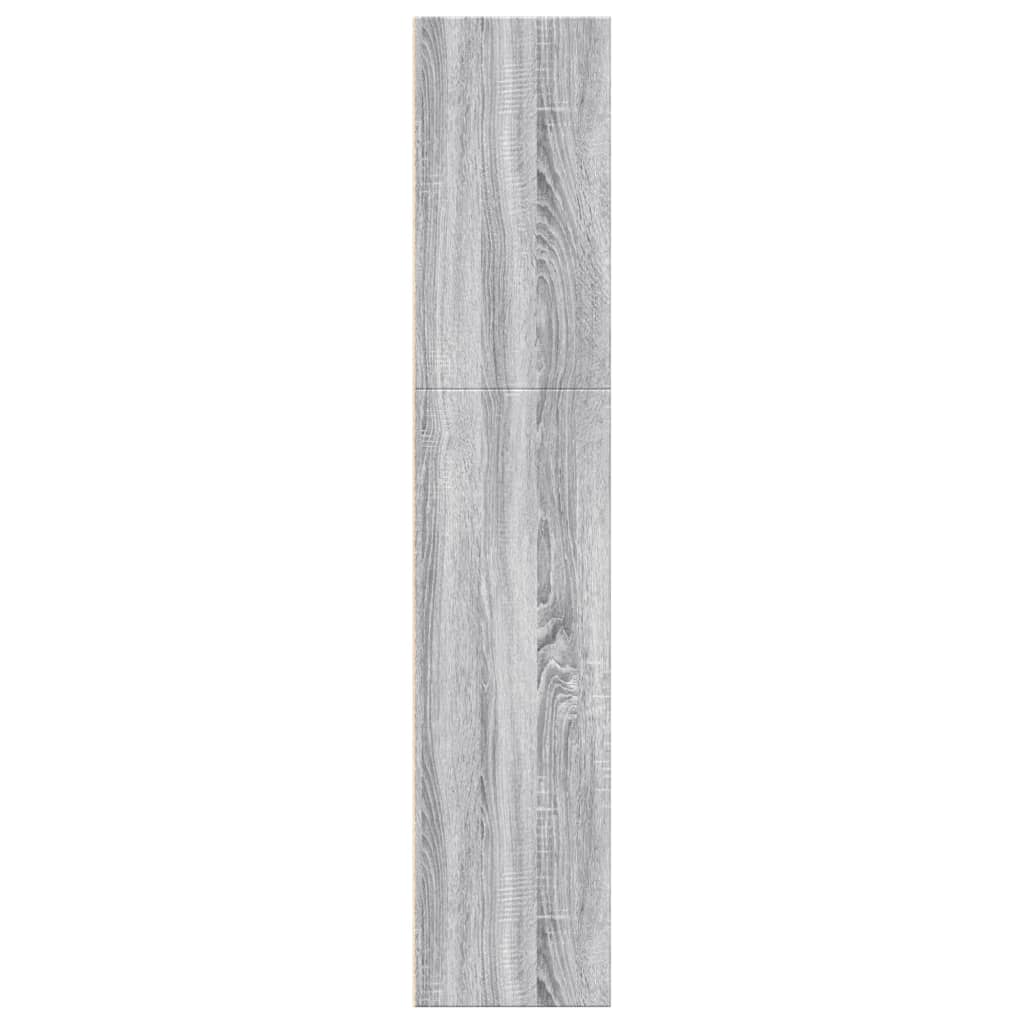 vidaXL Βιβλιοθήκη Γκρι Sonoma 60x30x152 εκ. από Επεξεργασμένο Ξύλο