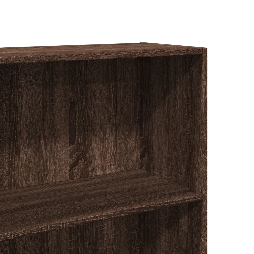 vidaXL Βιβλιοθήκη καφέ δρυς 60x30x189 εκ. από Επεξεργασμένο Ξύλο