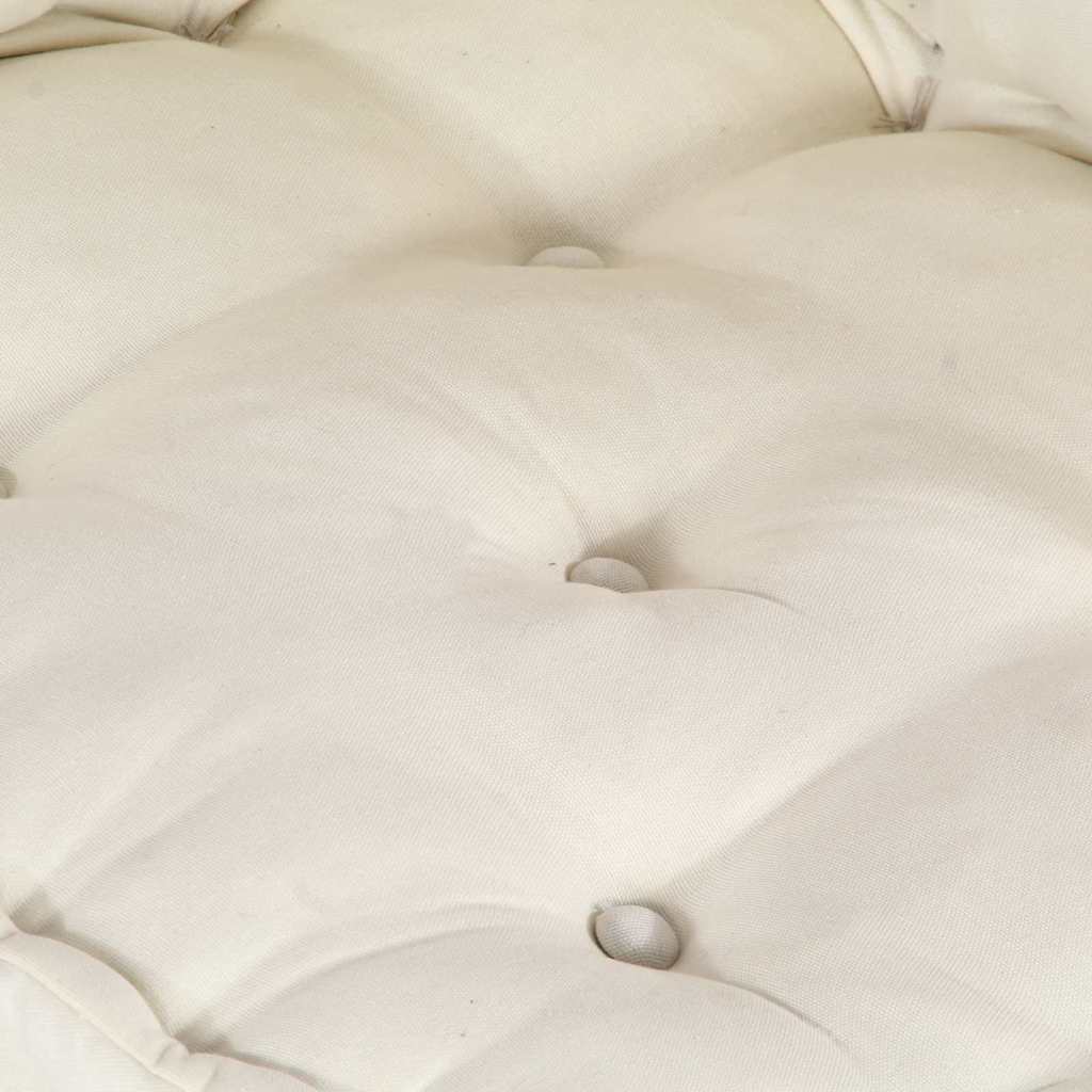 vidaXL Αρθρωτός Καναπές 3 pcs Κρεμ 70 x 70 x 56 εκ ύφασμα