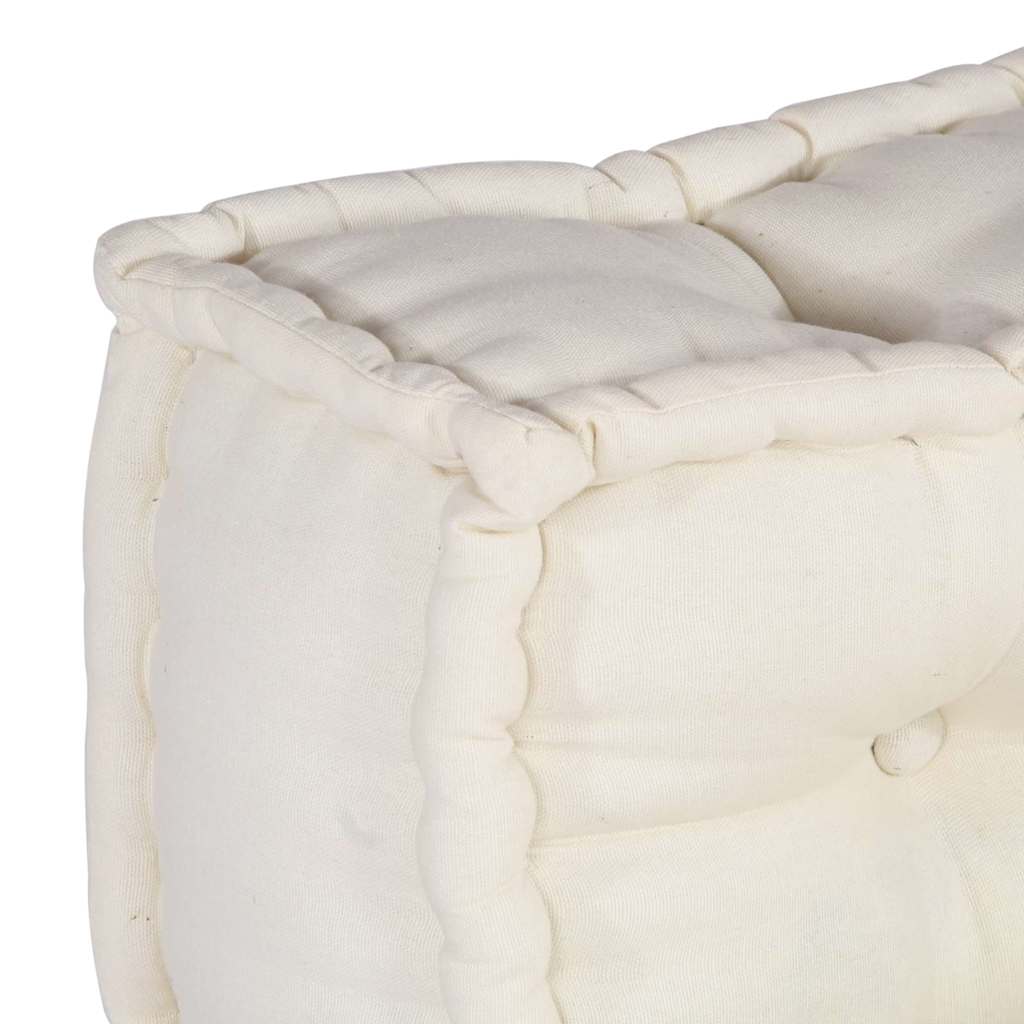 vidaXL Αρθρωτός Καναπές 4 pcs Κρεμ 70 x 70 x 56 εκ ύφασμα