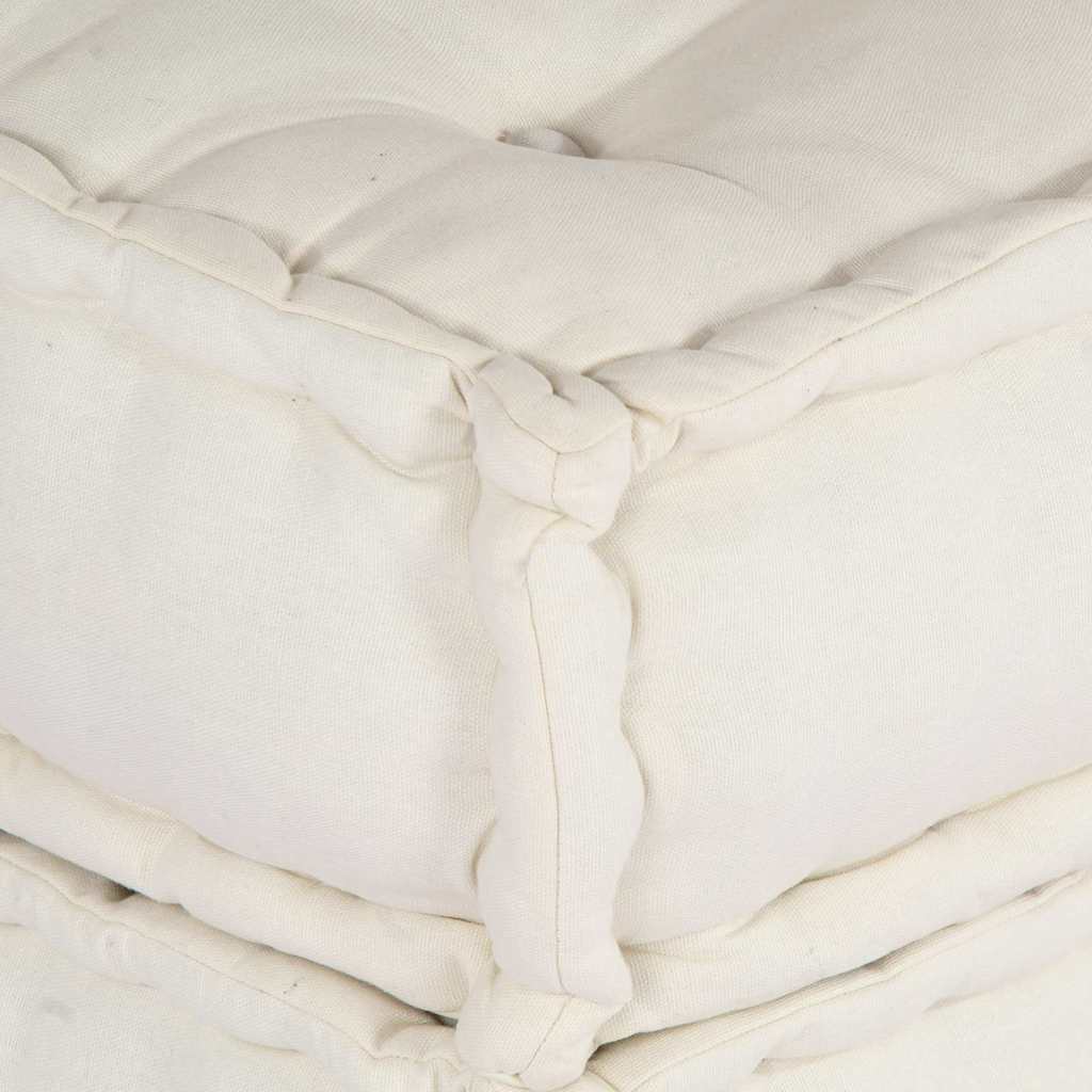vidaXL Αρθρωτός Καναπές 2 pcs Κρεμ 70 x 70 x 36 εκ ύφασμα