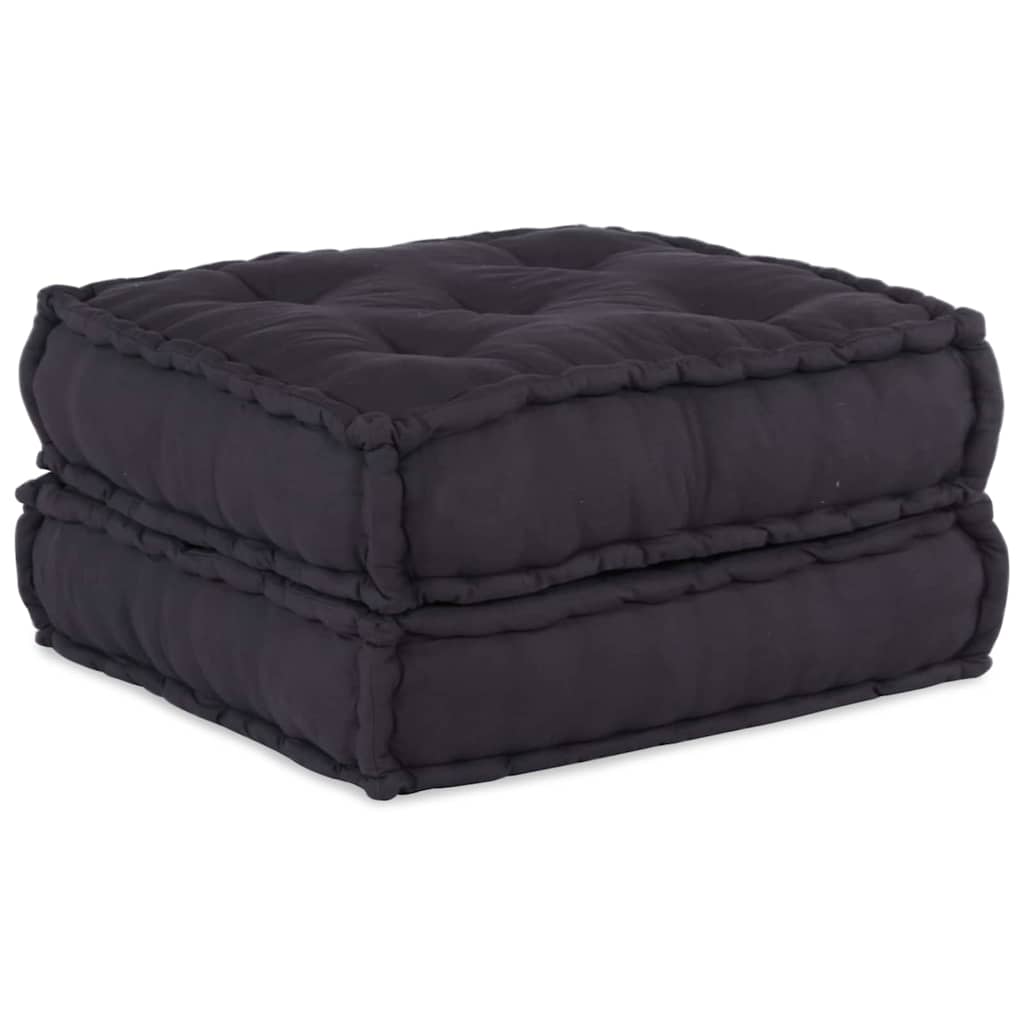 vidaXL Αρθρωτός Καναπές 2 pcs Ανθρακί 70 x 70 x 36 εκ ύφασμα